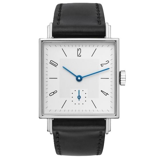 Custom Square Skeleton Dial Stainless Steel Watch