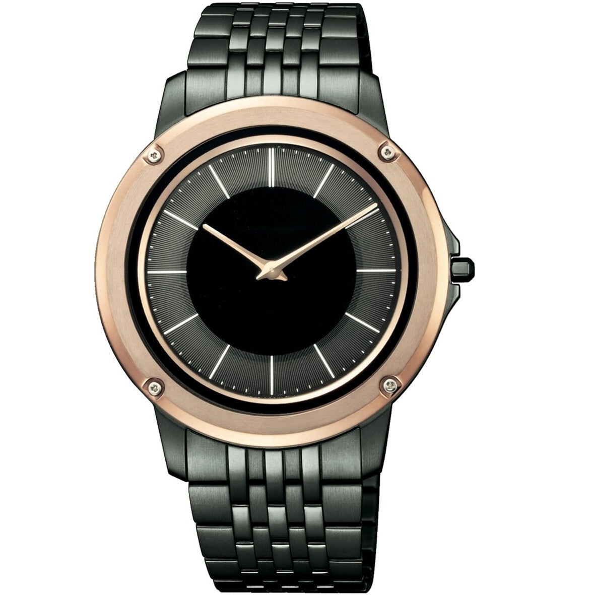 NightRunner – Custom 40mm Luminous Watch, Black Dial, Night Sport Style